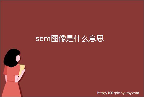 sem图像是什么意思